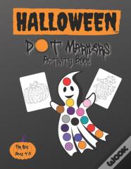 Halloween Dot Markers Activity Book For Kids Ages 4-8