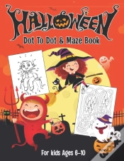 Capa do artigo Halloween Dot To Dot & Maze Book For Kids Ages 6-10
