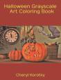 Halloween Grayscale Art Coloring Book - Preview