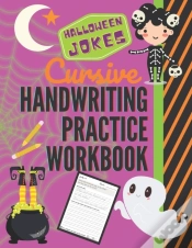 Capa do artigo Halloween Jokes Cursive Handwriting Practice Workbook