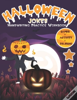 Capa do artigo Halloween Jokes Handwriting Practice Workbook