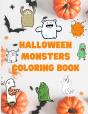Halloween Monsters Coloring Book - Preview
