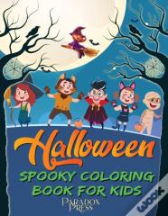 Halloween Spooky Coloring Book For Kids.