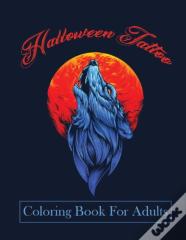Halloween Tattoo Coloring Book For Adults