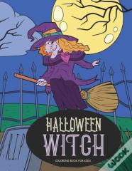 Halloween Witch Coloring Book For Kids
