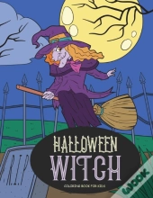 Halloween Witch Coloring Book For Kids