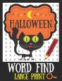Halloween Word Find Large Print - Preview