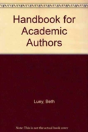 Handbook For Academic Authors - Preview