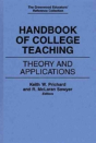 Handbook Of College Teaching - Preview