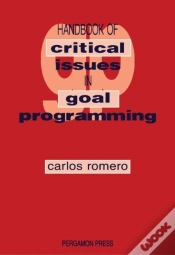 Capa do artigo Handbook Of Critical Issues In Goal Programming