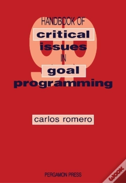 Capa do artigo Handbook Of Critical Issues In Goal Programming