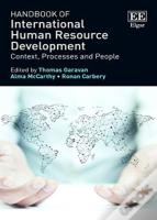 Handbook Of International Human Resource Develop - Context, Processes And People