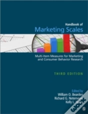 Capa do artigo Handbook Of Marketing Scales