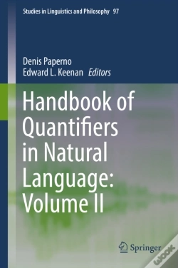Capa do artigo Handbook Of Quantifiers In Natural Language: Volume Ii