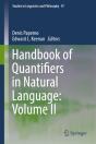 Handbook Of Quantifiers In Natural Language: Volume Ii - Preview