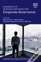 Handbook Of Research Methods For Corporate Governance