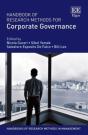 Handbook Of Research Methods For Corporate Governance - Preview
