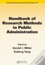 Handbook Of Research Methods In Public Administration