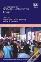 Handbook Of Research Methods On Trust