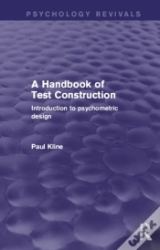 Capa do artigo Handbook Of Test Construction (Psychology Revivals)