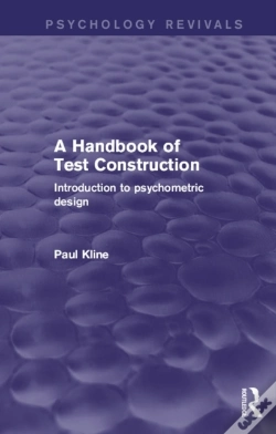 Capa do artigo Handbook Of Test Construction (Psychology Revivals)