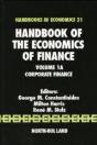 Handbook Of The Economics Of Finance - Preview