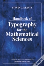 Capa do artigo Handbook Of Typography For The Mathematical Sciences