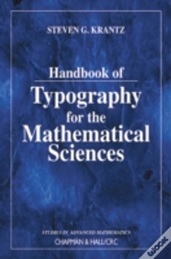 Capa do artigo Handbook Of Typography For The Mathematical Sciences