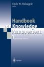 Handbook On Knowledge Management 1 - Preview
