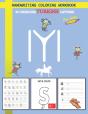 Handwriting Coloring Workbook To Exercise Turkish Letters For Kid - Preview