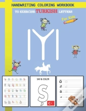 Handwriting Coloring Workbook To Exercise Turkish Letters For Kid