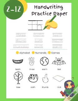 Capa do artigo Handwriting Practice Paper