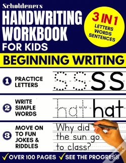 Capa do artigo Handwriting Workbook For Kids: 3-In-1 Writing Practice Book To Master Letters, Words & Sentences