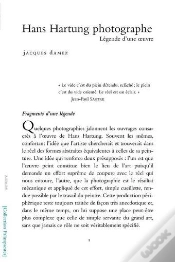 Capa do artigo Hans Hartung Photographe