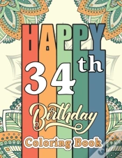 Capa do artigo Happy 34th Birthday Coloring Book