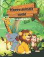 Happy Animals World Coloring Book - Preview