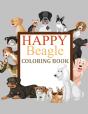 Happy Beagle Coloring Book - Preview