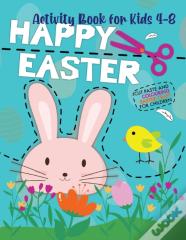 Happy Easter / Activity Book For Kids 4-8 / Cut Paste And  Colouring