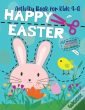 Happy Easter / Activity Book For Kids 4-8 / Cut Paste And  Colouring