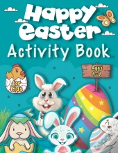 Happy Easter Activity Book For Kids Ages 4-8