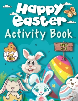 Capa do artigo Happy Easter Activity Book For Kids Ages 4-8