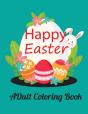 Happy Easter Adult Coloring Book - Preview