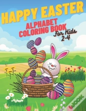 Happy Easter Alphabet Coloring Book