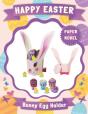 Happy Easter - Bunny Egg Holder Paper Model - Preview