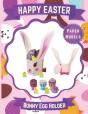 Happy Easter - Bunny Egg Holder Paper Models - Preview