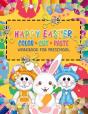 Happy Easter Color Cut Paste Workbook For Preschool - Preview