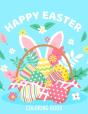 Happy Easter Coloring Book - Preview