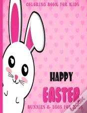 Capa do artigo Happy Easter Coloring Book Bunnies & Eggs For Kids