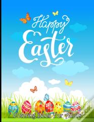 Happy Easter Coloring Book For Adults