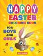 Happy Easter Coloring Book For Boys And - Preview